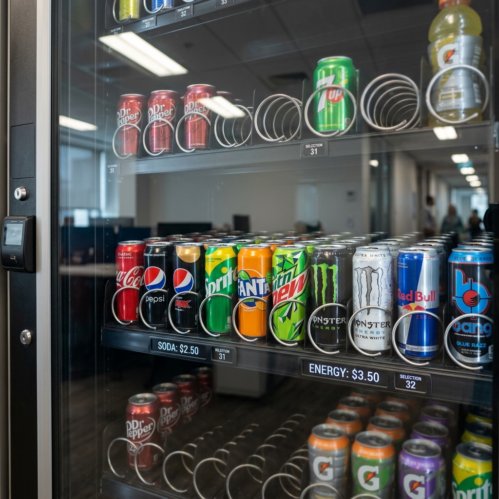 Varuautomat för arbetsplatsen